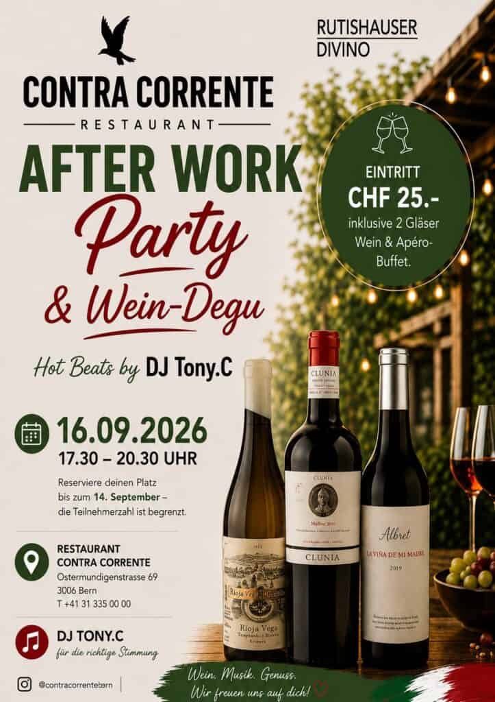 After Work Party im Contra Corrente